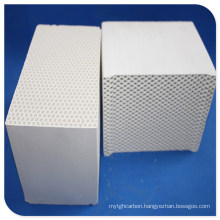 100X100X100mm Hexagon Holes Corundum Mullite Cordierite Ceramic Honeycomb